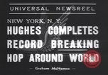 Image of Howard Hughes completes round world flight New York United States USA, 1938, second 11 stock footage video 65675075745