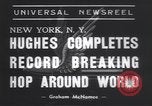 Image of Howard Hughes completes round world flight New York United States USA, 1938, second 12 stock footage video 65675075745