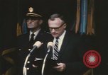Standbild Präsident Lyndon Johnson Virginia United States USA, 1968, aus Sekunde 7 historischem Filmmaterial Videoclip 65675075747