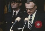 Standbild Präsident Lyndon Johnson Virginia United States USA, 1968, aus Sekunde 25 historischem Filmmaterial Videoclip 65675075747