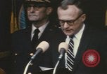Standbild Präsident Lyndon Johnson Virginia United States USA, 1968, aus Sekunde 28 historischem Filmmaterial Videoclip 65675075747