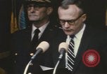 Standbild Präsident Lyndon Johnson Virginia United States USA, 1968, aus Sekunde 32 historischem Filmmaterial Videoclip 65675075747