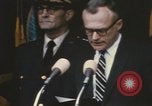 Standbild Präsident Lyndon Johnson Virginia United States USA, 1968, aus Sekunde 39 historischem Filmmaterial Videoclip 65675075747
