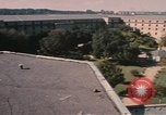 Image of center court of Pentagon Arlington Virginia USA, 1972, second 6 stock footage video 65675075762