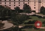 Image of center court of Pentagon Arlington Virginia USA, 1972, second 31 stock footage video 65675075762