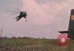 Image of CH-54 Tarhe helicopter Vietnam, 1969, second 52 stock footage video 65675075775