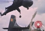 Image of CH-54 Tarhe helicopter Vietnam, 1969, second 60 stock footage video 65675075775
