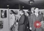 Image of Pentagon exhibit on African American military members Virginia United States USA, 1950, second 24 stock footage video 65675075779
