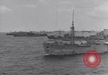 Image of PBY flying above a supply convoy in the Atlantic European Theater, 1944, second 6 stock footage video 65675075784