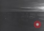 Image of PBY flying above a supply convoy in the Atlantic European Theater, 1944, second 45 stock footage video 65675075784