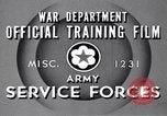 Standbild Signal Corps Rekruten United States USA, 1947, aus Sekunde 9 historischem Filmmaterial Videoclip 65675075796