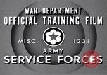 Standbild Signal Corps Rekruten United States USA, 1947, aus Sekunde 12 historischem Filmmaterial Videoclip 65675075796
