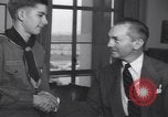Image of James Forrestal meets with Boy Scouts Arlington Virginia USA, 1949, second 53 stock footage video 65675075800