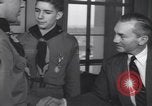 Image of James Forrestal meets with Boy Scouts Arlington Virginia USA, 1949, second 57 stock footage video 65675075800