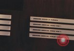 Image of names of war heroes at Hall of Heroes Arlington Virginia USA, 1968, second 47 stock footage video 65675075826