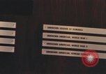 Image of names of war heroes at Hall of Heroes Arlington Virginia USA, 1968, second 49 stock footage video 65675075826