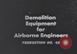 Image of demolition equipment United States USA, 1943, second 17 stock footage video 65675075872