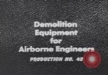 Image of demolition equipment United States USA, 1943, second 19 stock footage video 65675075872