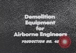 Image of demolition equipment United States USA, 1943, second 21 stock footage video 65675075872
