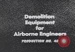 Image of demolition equipment United States USA, 1943, second 22 stock footage video 65675075872