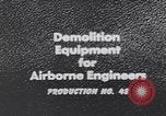 Image of demolition equipment United States USA, 1943, second 23 stock footage video 65675075872