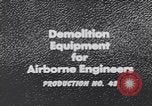 Image of demolition equipment United States USA, 1943, second 24 stock footage video 65675075872