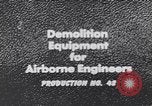 Image of demolition equipment United States USA, 1943, second 26 stock footage video 65675075872