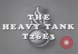 Standbild T26E3-Tank United States USA, 1945, aus Sekunde 24 historischem Filmmaterial Videoclip 65675075905