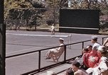 Standbild tennis match Honolulu Hawaii USA, 1945, aus Sekunde 53 historischem Filmmaterial Videoclip 65675075915