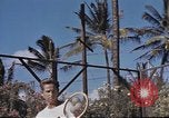 Image of tennis match Honolulu Hawaii USA, 1945, second 57 stock footage video 65675075916