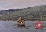 Image of outrigger canoe Pacific Ocean, 1945, second 10 stock footage video 65675075919
