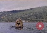 Image of outrigger canoe Pacific Ocean, 1945, second 13 stock footage video 65675075919