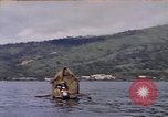 Image of outrigger canoe Pacific Ocean, 1945, second 16 stock footage video 65675075919