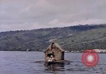 Image of outrigger canoe Pacific Ocean, 1945, second 22 stock footage video 65675075919