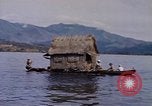 Image of outrigger canoe Pacific Ocean, 1945, second 35 stock footage video 65675075919