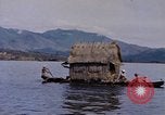 Image of outrigger canoe Pacific Ocean, 1945, second 37 stock footage video 65675075919