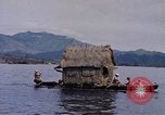 Image of outrigger canoe Pacific Ocean, 1945, second 39 stock footage video 65675075919