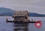 Image of outrigger canoe Pacific Ocean, 1945, second 41 stock footage video 65675075919