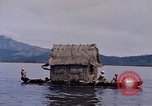 Image of outrigger canoe Pacific Ocean, 1945, second 44 stock footage video 65675075919