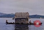 Image of outrigger canoe Pacific Ocean, 1945, second 47 stock footage video 65675075919