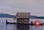 Image of outrigger canoe Pacific Ocean, 1945, second 51 stock footage video 65675075919
