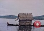 Image of outrigger canoe Pacific Ocean, 1945, second 56 stock footage video 65675075919