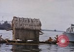 Image of outrigger canoe Pacific Ocean, 1945, second 61 stock footage video 65675075919
