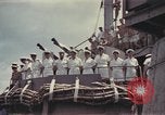 Standbild USS Maidstone Pazifik, 1945, aus Sekunde 37 historischem Filmmaterial Videoclip 65675075922