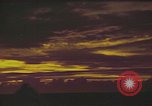 Image of sunset view Pacific Ocean, 1945, second 4 stock footage video 65675075926