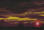 Image of sunset view Pacific Ocean, 1945, second 9 stock footage video 65675075926