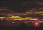 Image of sunset view Pacific Ocean, 1945, second 10 stock footage video 65675075926