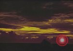 Image of sunset view Pacific Ocean, 1945, second 11 stock footage video 65675075926