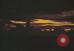 Image of sunset view Pacific Ocean, 1945, second 21 stock footage video 65675075926