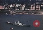 Image of US Navy fleet gathered on Navy Day New York United States USA, 1945, second 52 stock footage video 65675075942